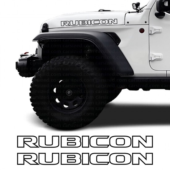 Side car decals Rubicon...