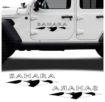 Sahara Dunes side stickers Jeep Wrangler