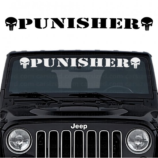 Punisher front windshield...