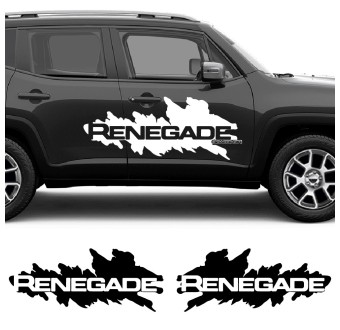 Adesivos lateral Explosão Renegade compatível com Jeep Renegade