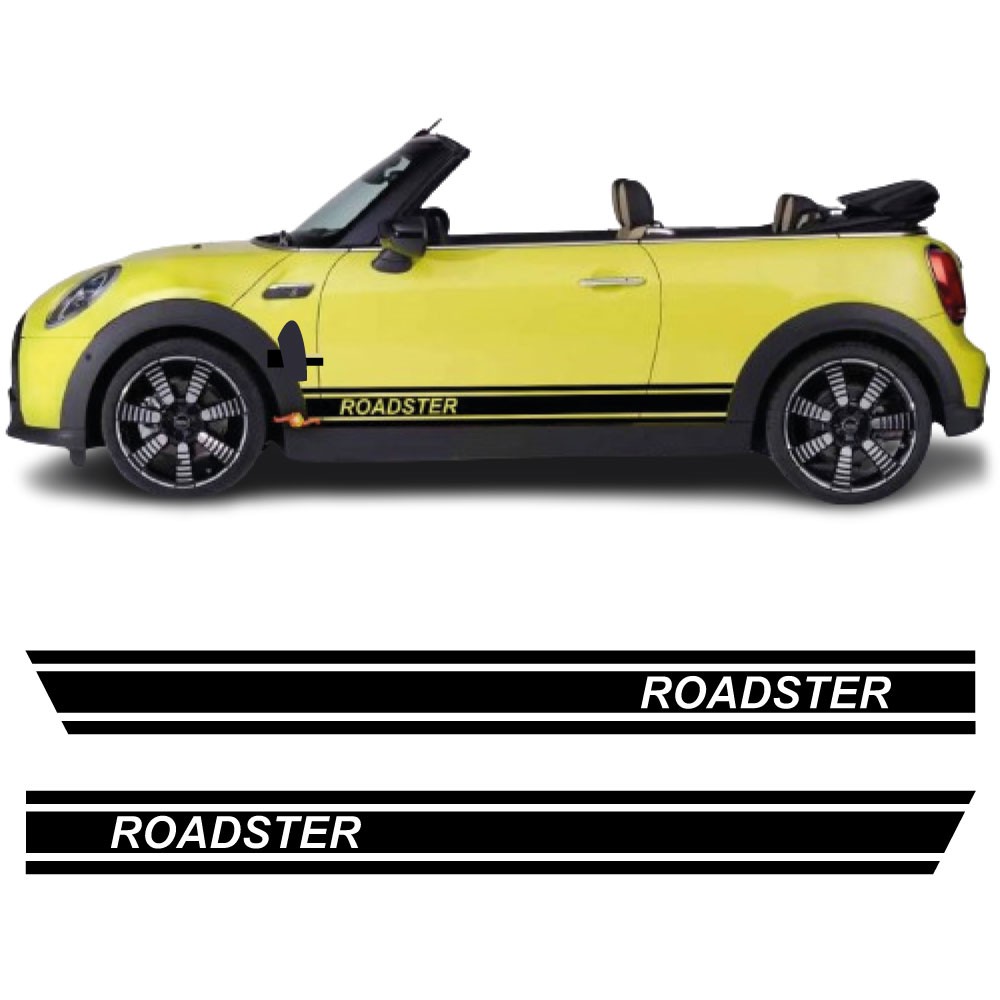 Aufkleber Seitenstreifen Roadster Stripe Edition Mini Cooper S