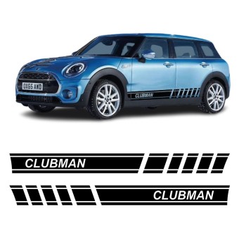 Adesivos Faixa Lateral Clubman com Mini Clubman