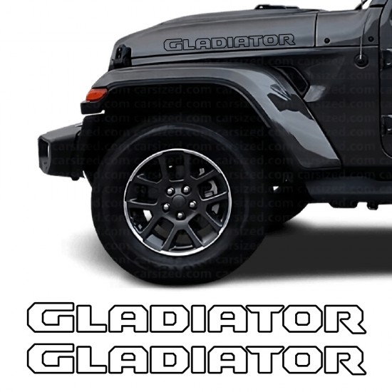 Car decals side Gladiator...