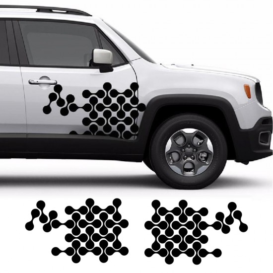 Car decals Side Geometric...