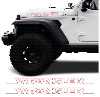 Adesivi laterale Wrangler Classico compatibile con Jeep Wrangler