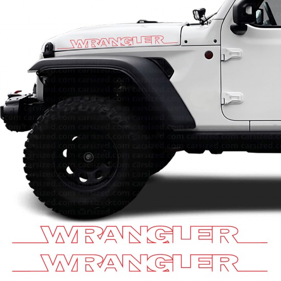 Car decals side Wrangler...