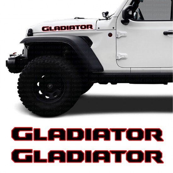 Car decals side Gladiator...