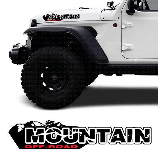 Car decals Mountain...