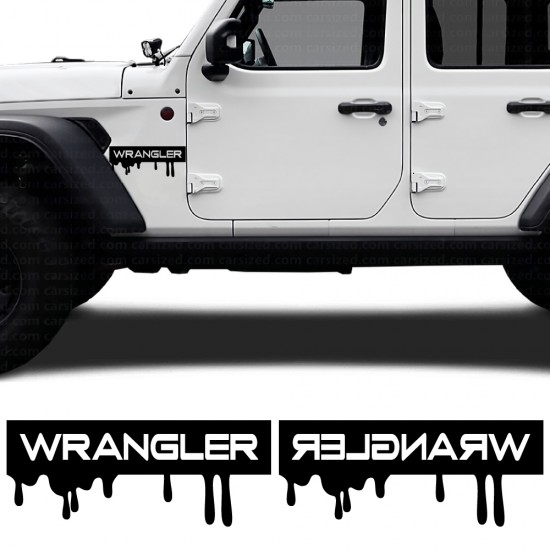 Car decals side Wrangler...