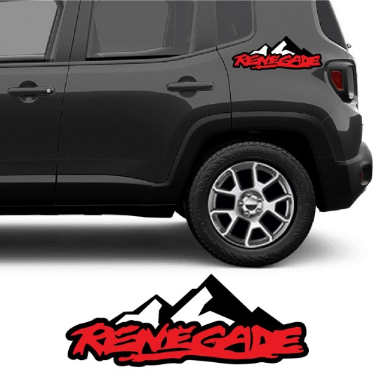 Car decals Renegade side...