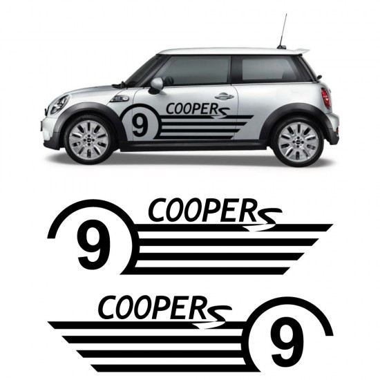 Side decals 9 MINI Cooper S...