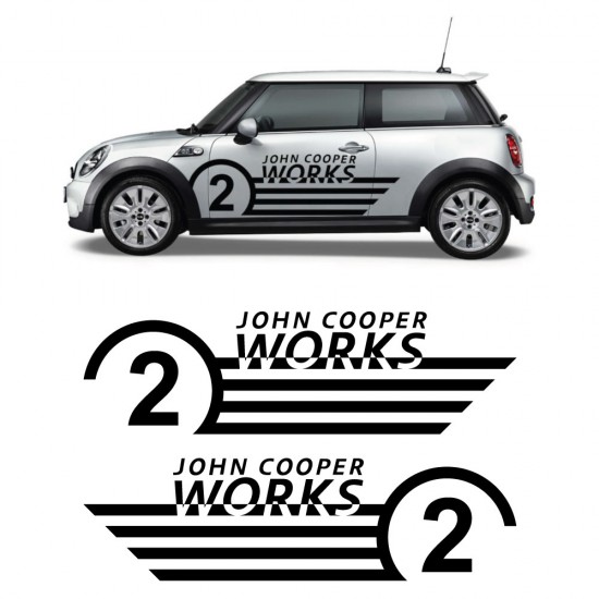 Side stripe decals MINI...