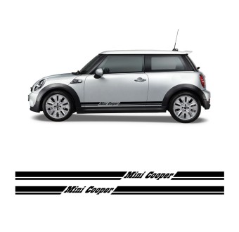 Aufkleber Seitenstreifen Rally Turbo Mini Cooper 2000-2015