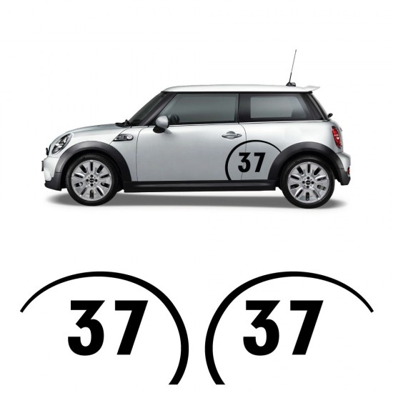 Car decals side numbers for...