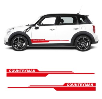 Aufkleber Seitenstreifen Doppelstreifen MINI Countryman Mini Countryman