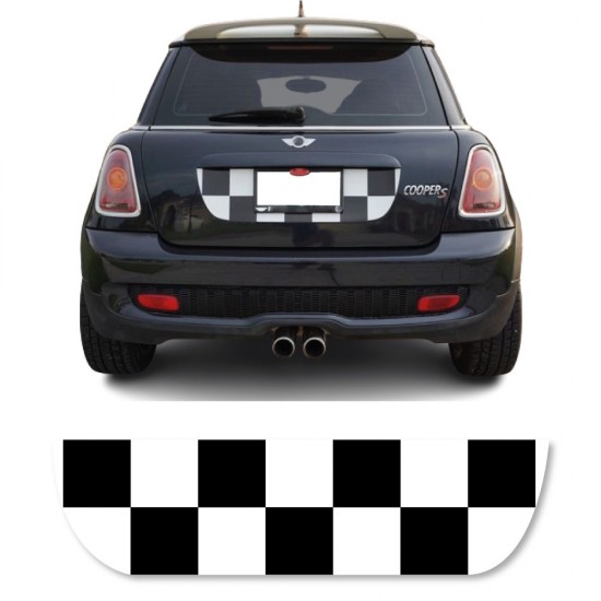 Car decals checkered plate...