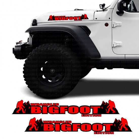 Side car decals Bigfoot...