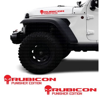 Adesivi laterali Rubicon Skull Edition Jeep Rubicon