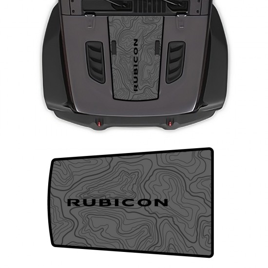 Car decals for hood Rubicon...