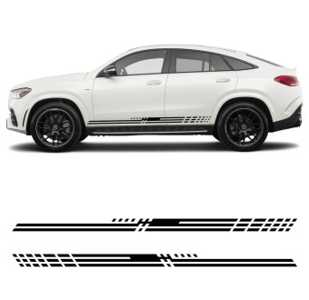 Modern side stripe decals Mercedes GLE 2022