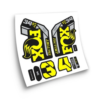 Fox 34 e-bike Heritage Collection Fork Fork Bike Stickers. - Star Sam