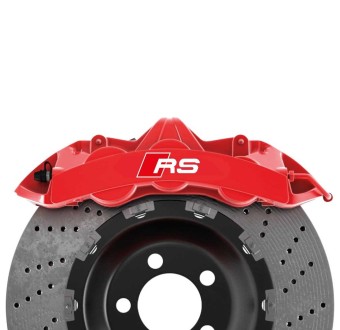 Adesivos para pinça de freio 6 pcs RS com AUDI RS Premium TT A3 A4 S3 Q5 S-line