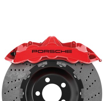 Adesivos para pinça de freio 6 pcs com Porsche 911 996 Carrera Turbo