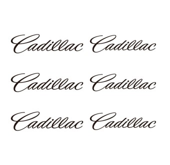 Adesivos para pinça de freio 6 pcs com Cadillac