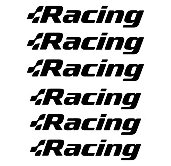 Adesivos para pinça de freio 6 pcs Racing com Volkswagen Audi