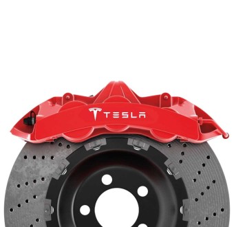 Pegatinas para pinza de freno de coche 6 uds Tesla