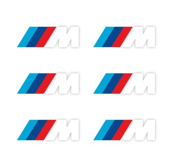 Αυτοκόλλητα για δαγκάνα φρένου 6 τεμ BMW M Power M Performance συμβατά με F30 F32 F36 435 335 440 BMW 4