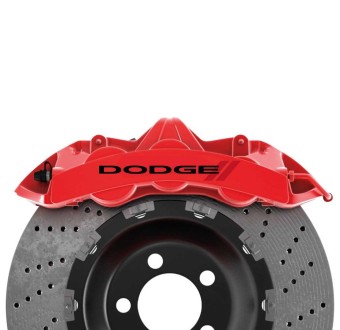 Adesivos para pinça de freio 6 pcs com Dodge