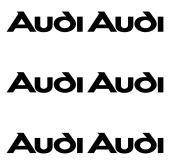 Brake caliper decals 6 pcs Audi