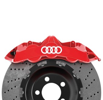 Adesivos para pinça de freio 6 pcs logo com Audi