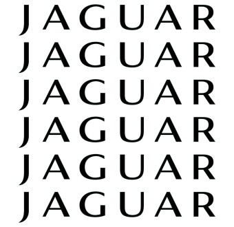 Adesivos para pinça de freio 6 pcs com Jaguar