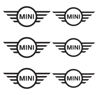 Adesivos para pinça de freio 6 unidades com Mini