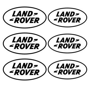 Adesivos para pinça de freio de carro 6 uds com Land Rover