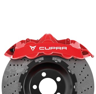 Brake Caliper Decals 6 pcs logo Cupra