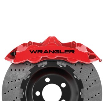 Adesivi per pinza freno auto 6 pz Wrangler Jeep Wrangler