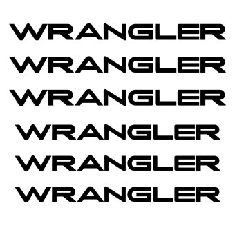 Adesivos para pinça de freio de carro 6 uds Wrangler com Jeep Wrangler