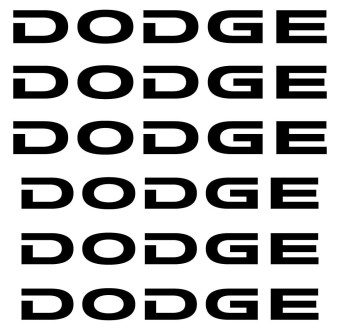 Dynamic Brake Caliper Decals 6 pcs Dodge