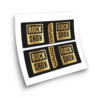 Stickers Velo Amortisseur Rock Shox Vivid Coil 2025 - Star Sam