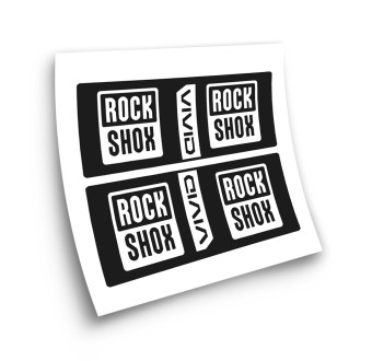 Stickers Velo Amortisseur Rock Shox Vivid Coil 2025 - Star Sam