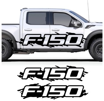 Car Decals Blaze Burst Side Graphic Compatible with Ford F-150