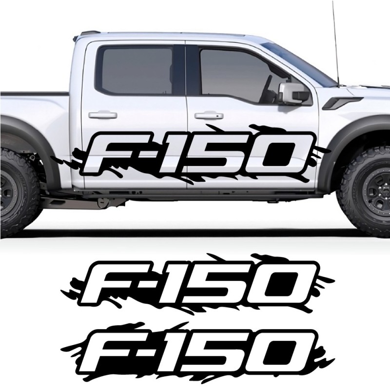 Car Decals Blaze Burst Side Graphic Compatible with Ford F-150