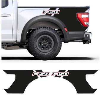 Car Decals Dynamic Force Side Graphic Compatible with Ford F-150