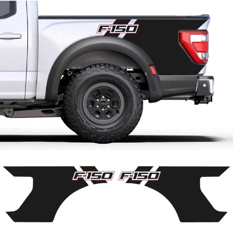 Adesivos para Carro Gráfico Lateral Dynamic Force Compatível com Ford F-150