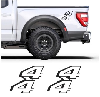 Adesivos para Carro Gráfico Lateral Trail Grip Compatível com Ford 4x4