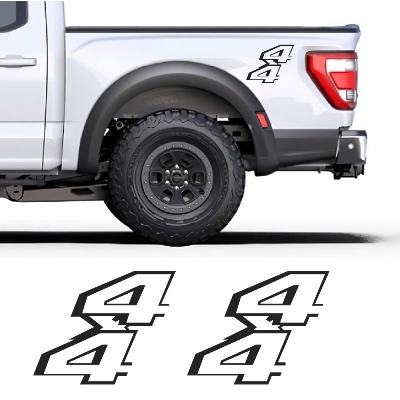 Autocollants pour voiture Graphique Latéral Trail Grip Compatible avec Ford 4x4