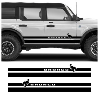 Adesivi per Auto Grafica Laterale Trail Runner Compatibile con Ford Bronco